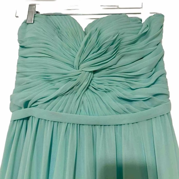 Dancing Queen USA lace up strapless mint dress size M - Picture 2 of 4
